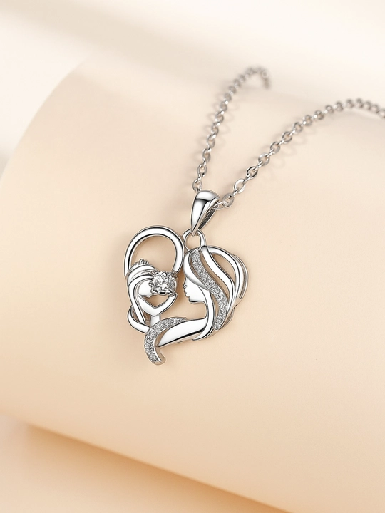 SILVERME brendidan 925-probali sterling kumush "Onaning sevgisi" zanjiri