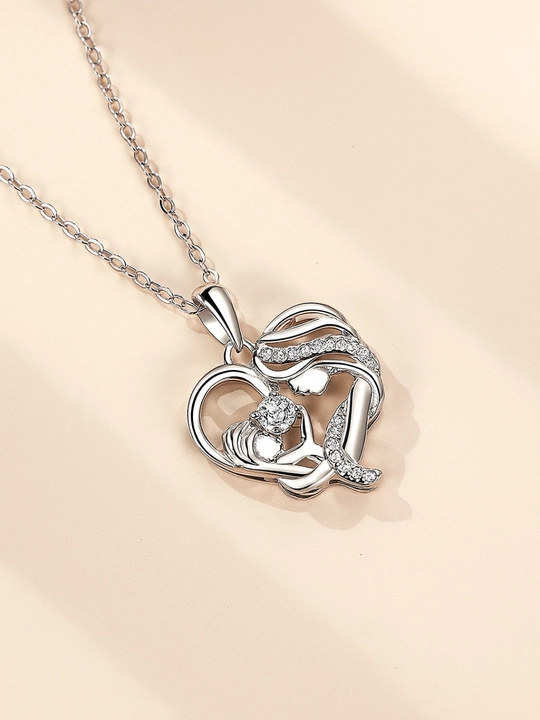 SILVERME brendidan 925-probali sterling kumush "Onaning sevgisi" zanjiri