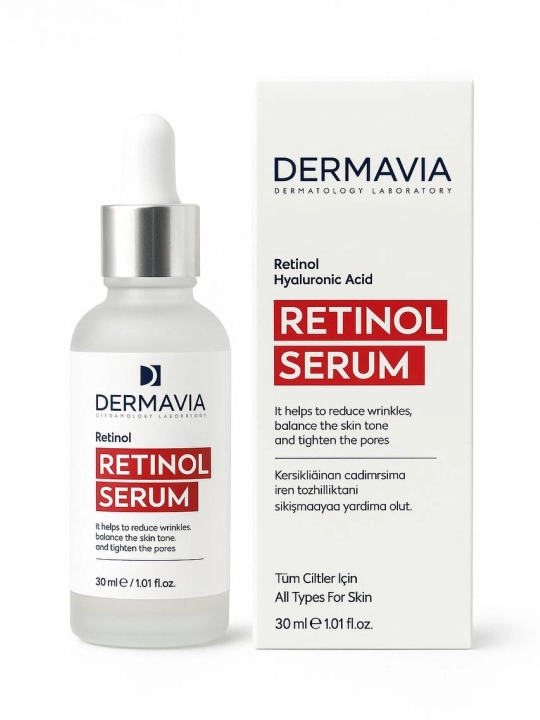 Retinol bilan yuz uchun zardob - 