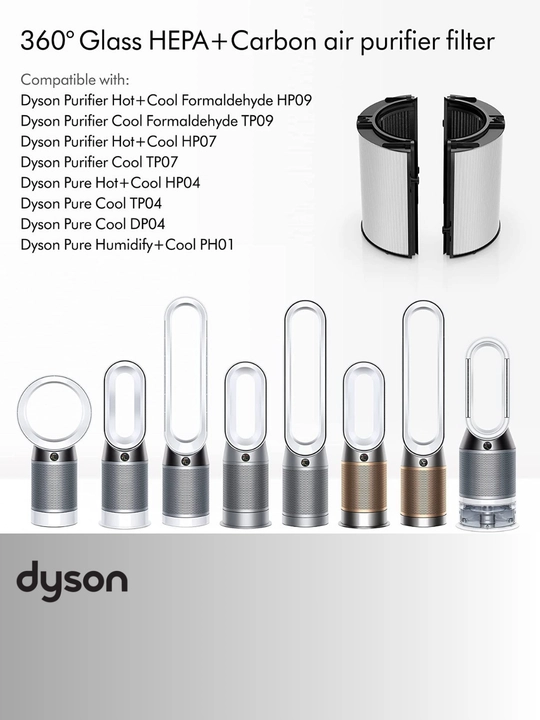 Фильтр для очистителя и увлажнителя воздуха Dyson HEPA + Carbon PH05 PH04 PH01 PH02 PH3A