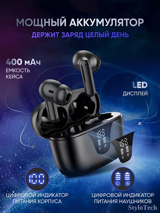 Simsiz quloqchinlar mikrofon bilan, naushnik sensorli shovqinni bekor qiluvchi, Bluetooth