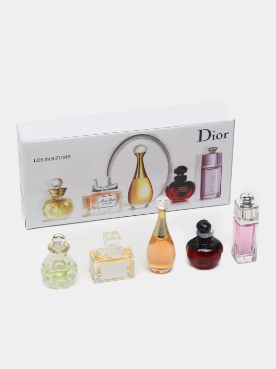 Dior Les Parfumes Sovg'a uchun atirlar to'plami , ayollar va qizlar uchun, 5 tasi 1 da