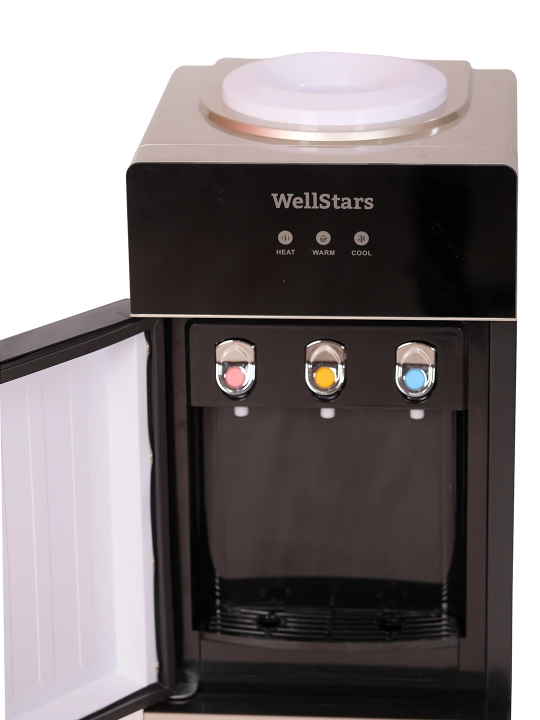 Kompressorlik suv kuleri WellStars, oynali, pastgi qismi shkafli