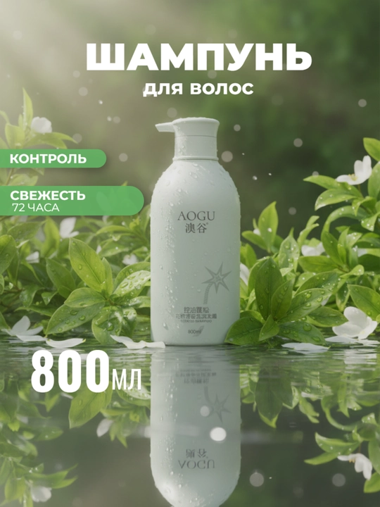 Shampun Gulli aromat, qazg'oqqa va qichishishga qarshi, 72 soat davomida yangilik, 550 ml