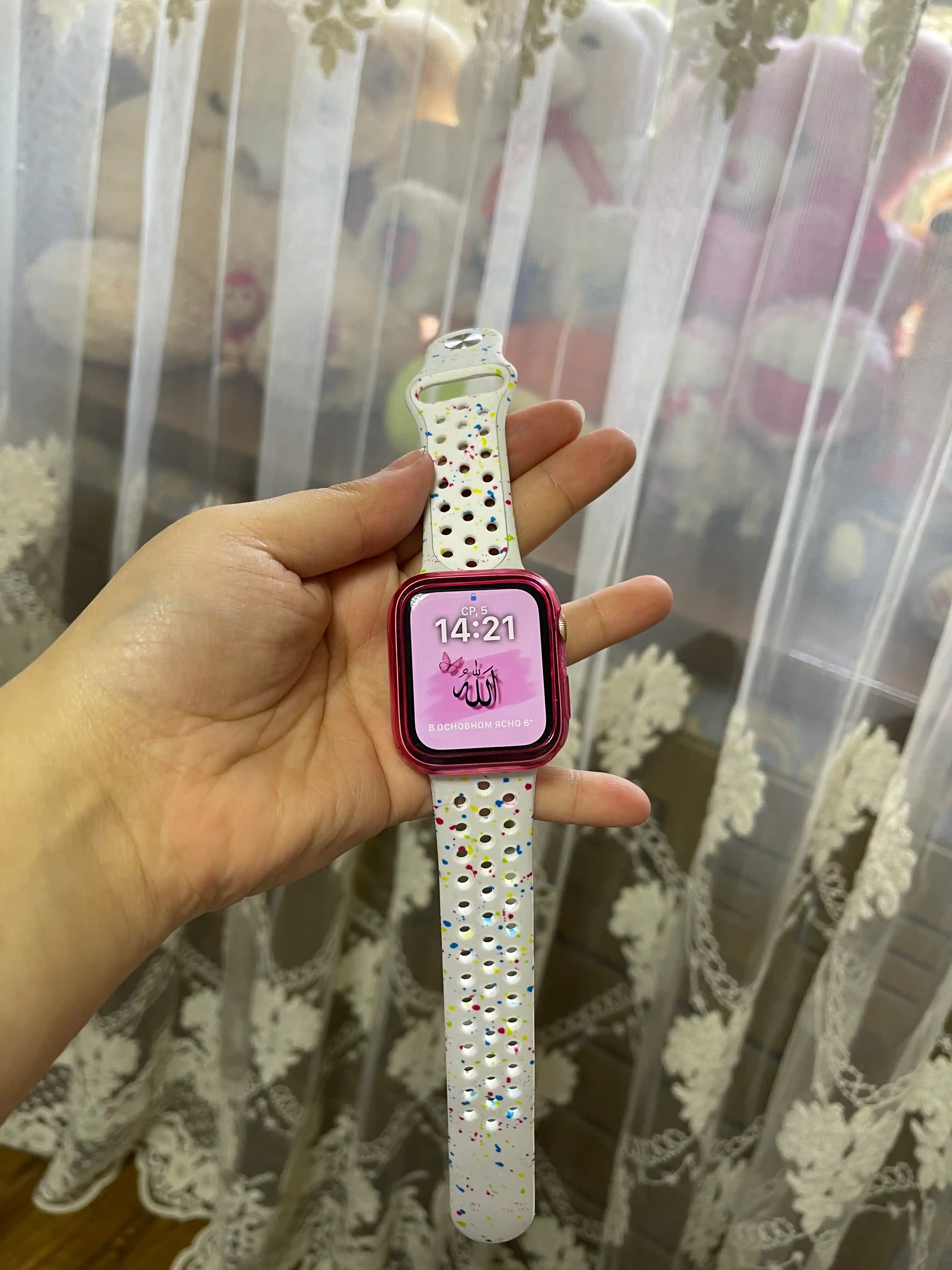 Ремешок для Apple watch с принтом 3/4/5/6/7/8/9/Ultra 42/44/45/49 мм