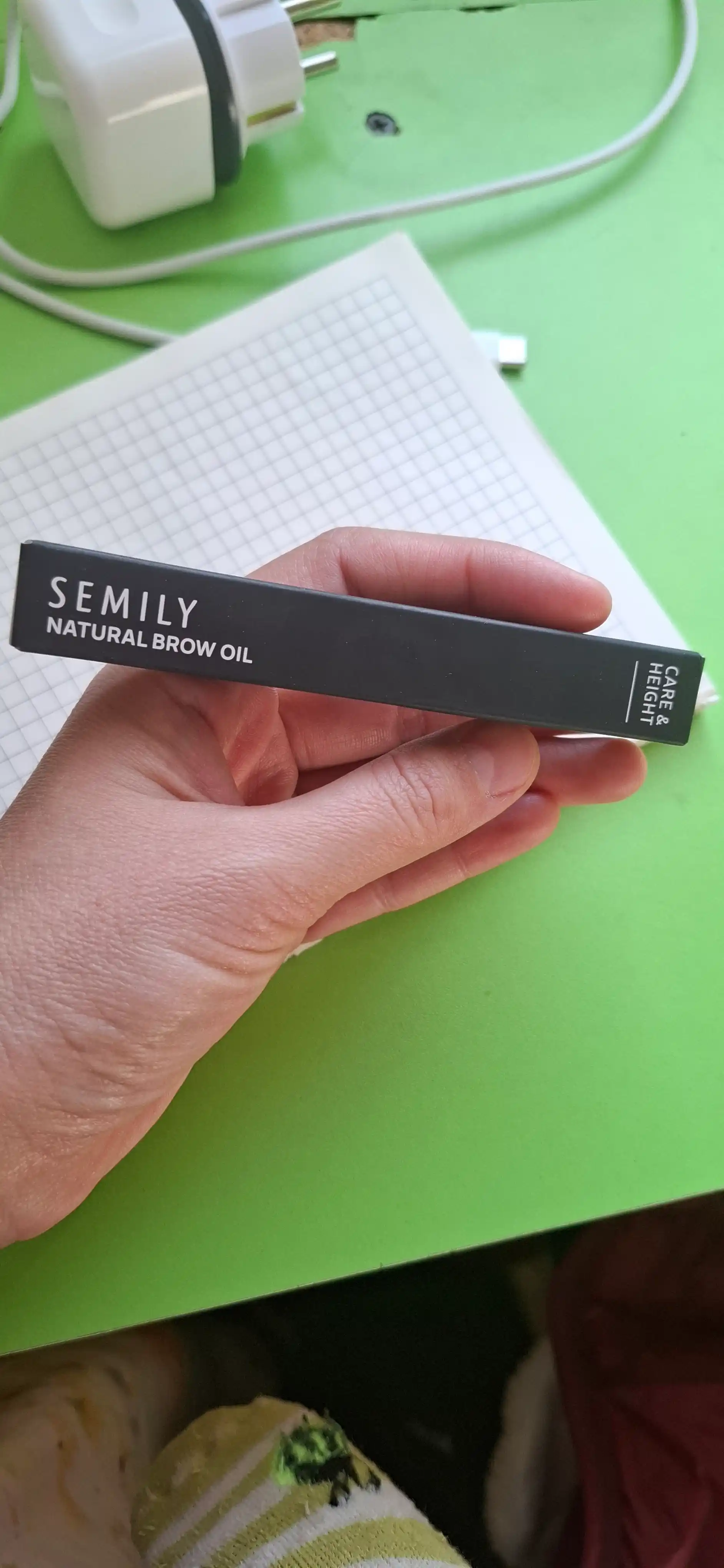 Maslo sivirotka uchun o‘sish kiprik va qosh SEMILY, maslo usma, kastor, vitamin E, 5 ml