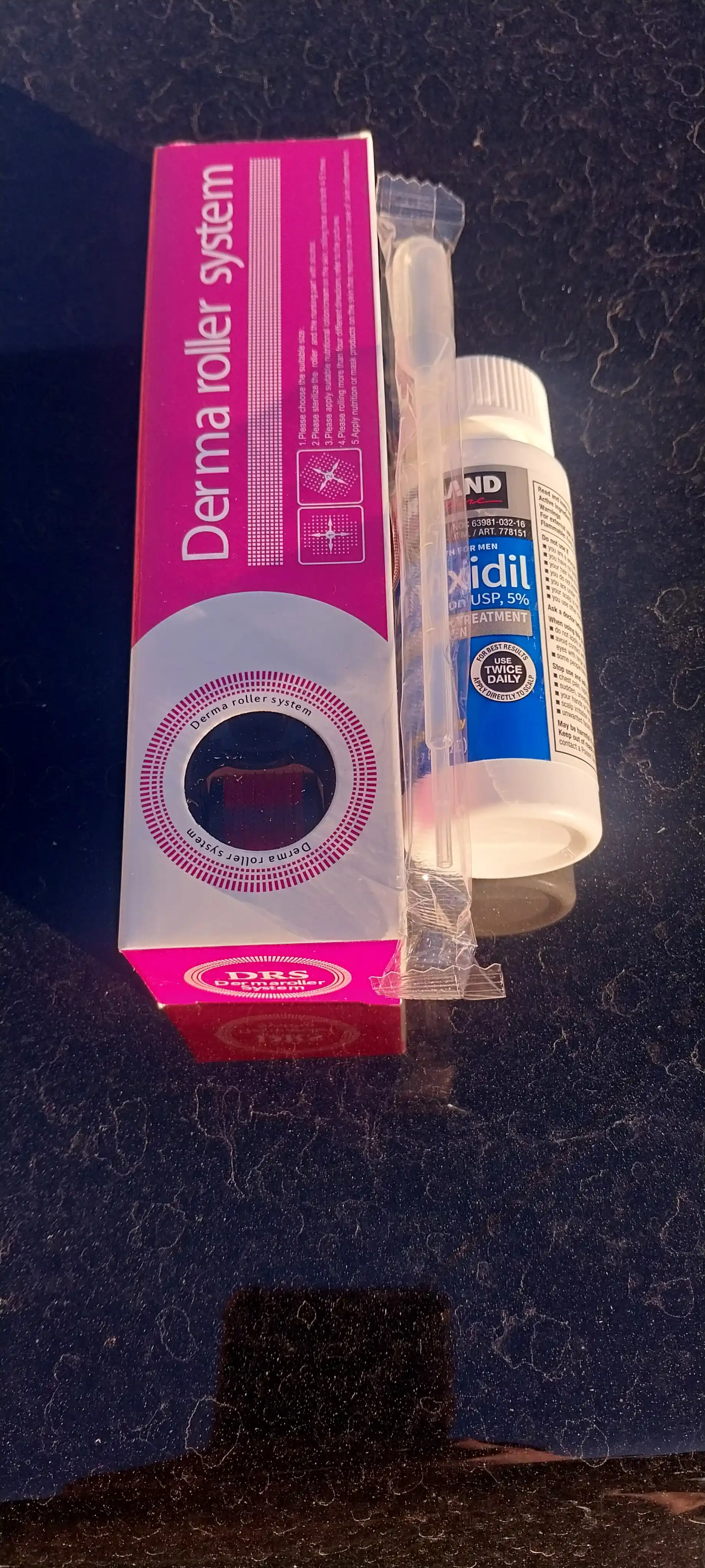 Миноксидил Мезороллер для лица Derma Roller System