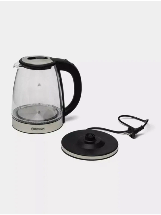 Elektr choynagi, 2 litr, yoritgichli, temperli shisha
