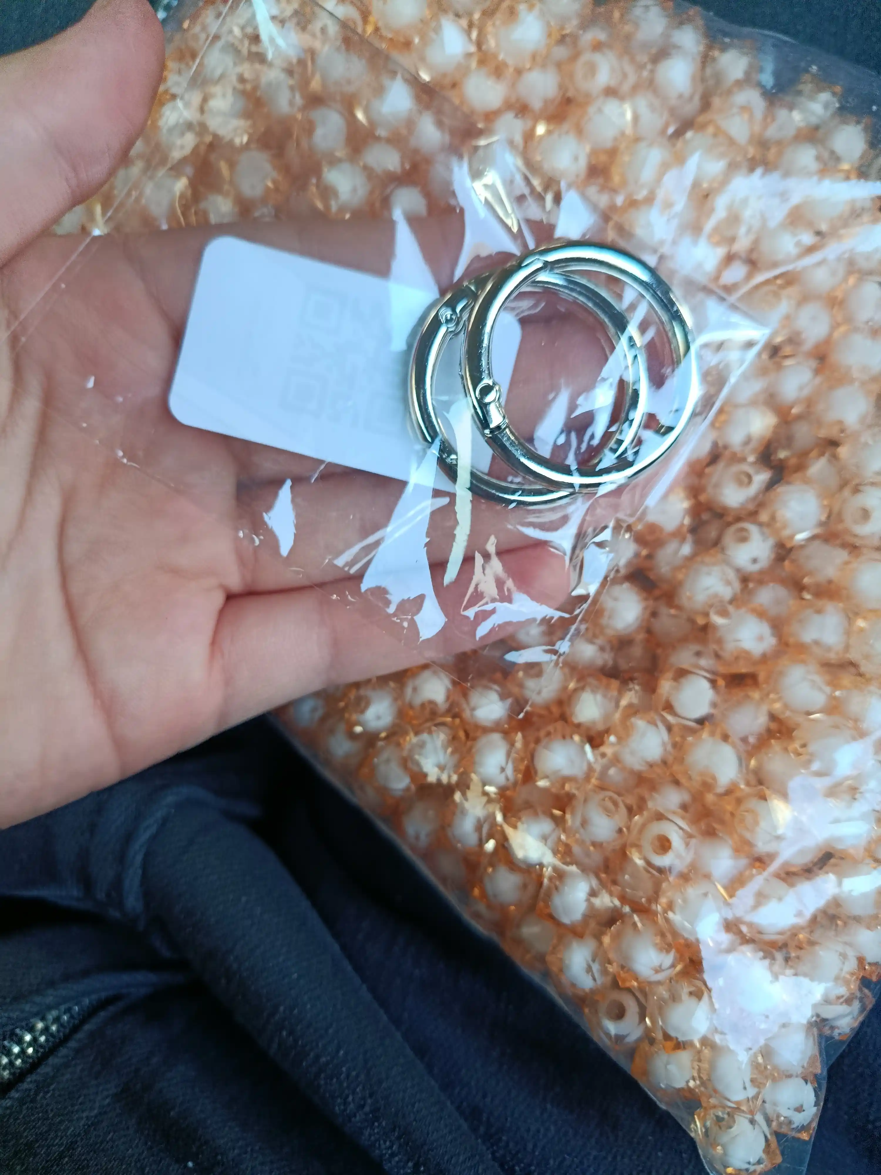 Sumkalar uchun karabiner halqasi, diametri 24/33 mm, 2 dona