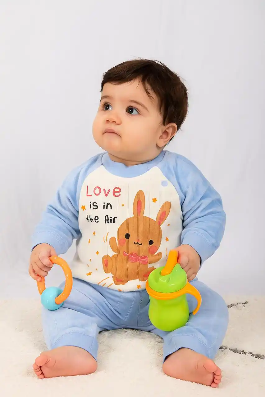 Yumshoq qishki quyonchali pijama bolajonlar uchun Issiqlik va qulaylik kechas ham