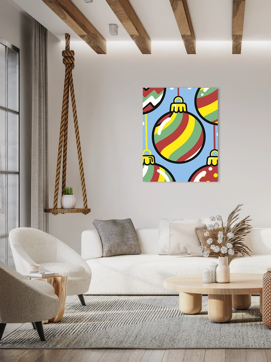 Raqamlar bo'yicha rasm chizish ARTERY Yangi yilgi, 40×50 sm, xolstga bo'yaladigan rasm