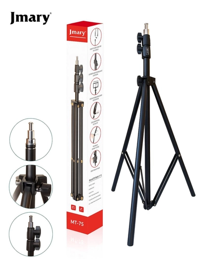 Штатив Jmary MT-75 – универсальный трипод для камеры и телефона - 