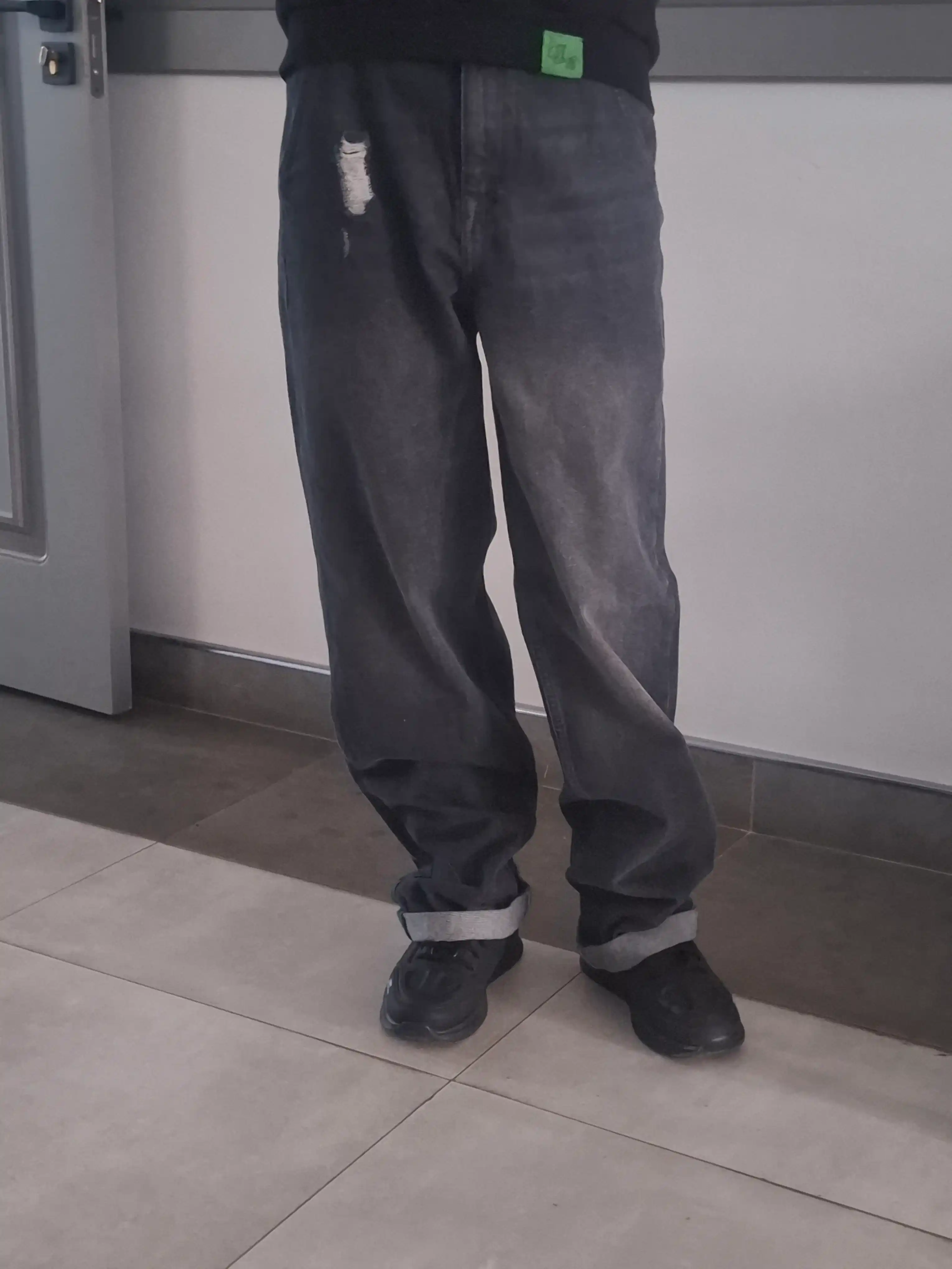 Джинсы Baggy Fit Black Washed