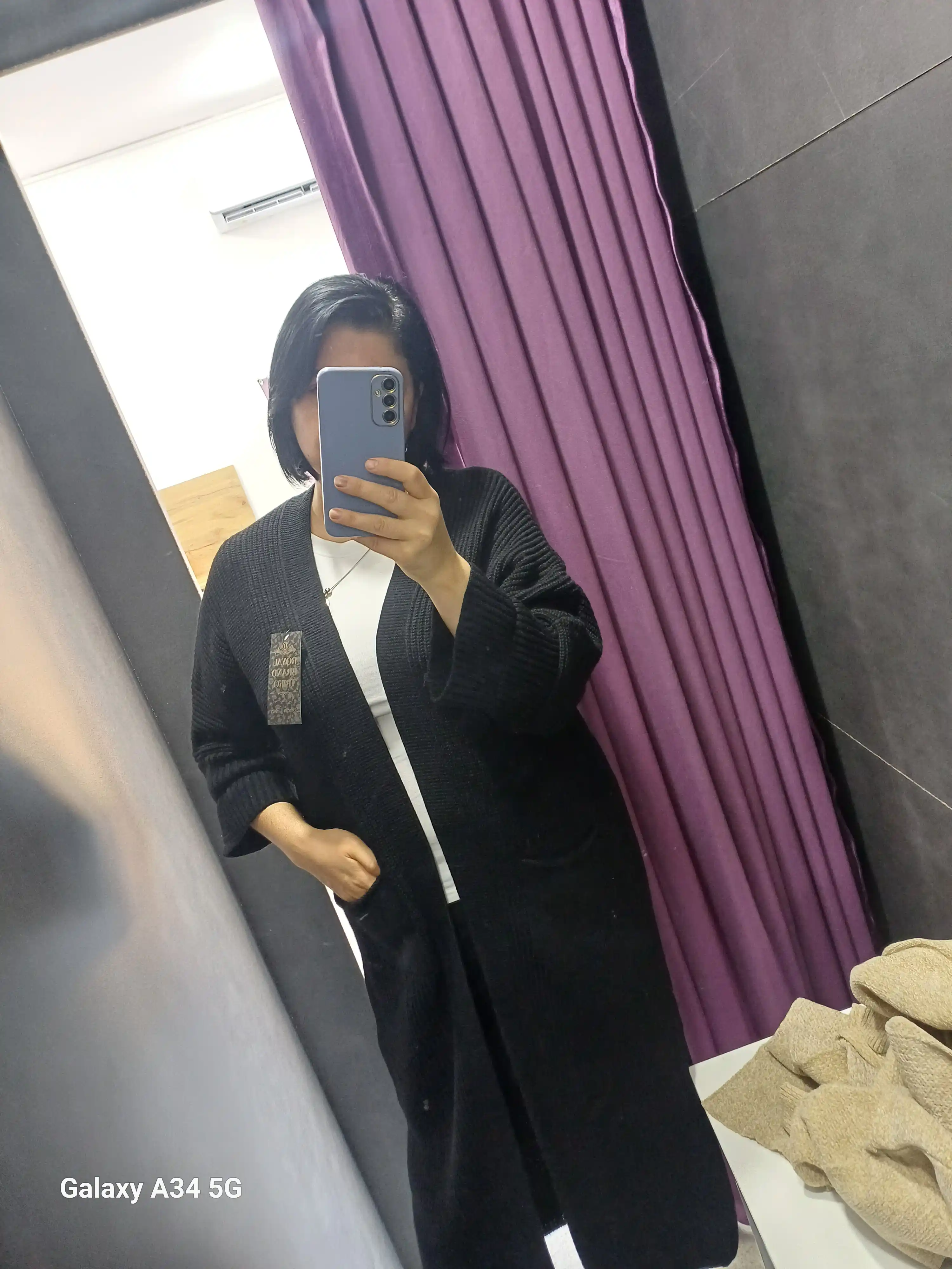 Ayollar kardigani, Oversize, to‘qilgan poncho, ayollar uzun kardigani, 48 -56