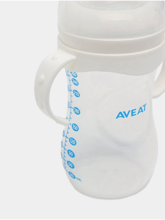 Bola uchun sut idishi AVEAT, tutqichlari bilan, 260 ml