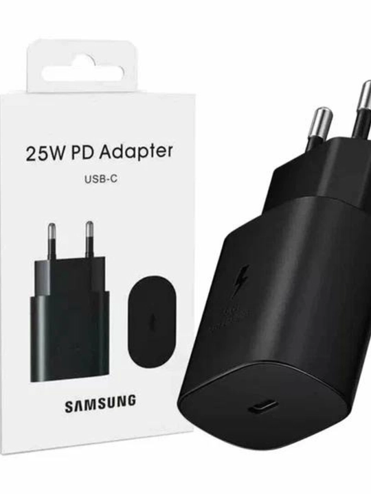 Зарядка для Samsung и Android, адаптер питания с быстрой зарядкой Самсунг, Андроид 25 Вт