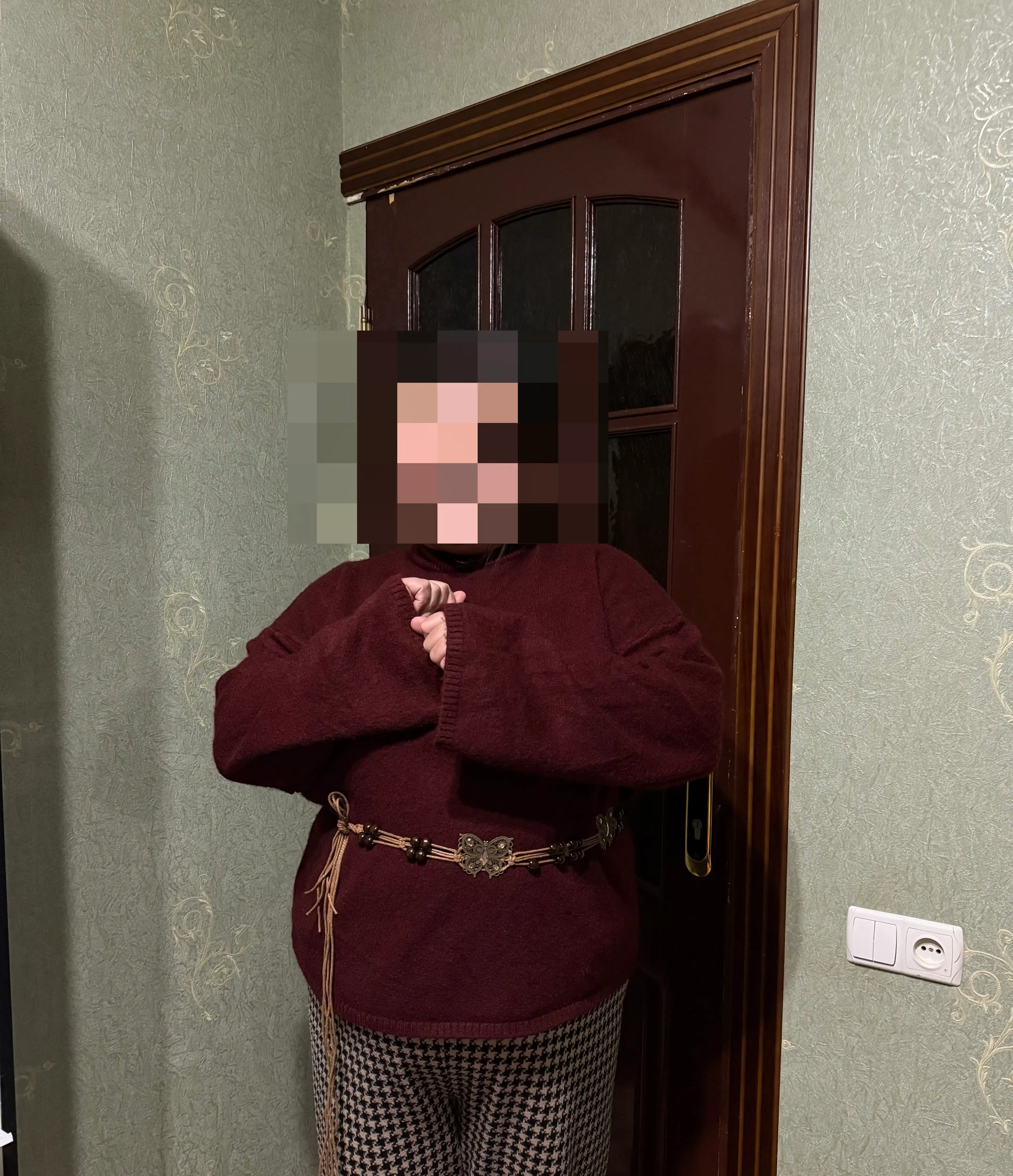 Ayollar uchun bezakli belbog' to'plami,marjonli va metall dizaynlar