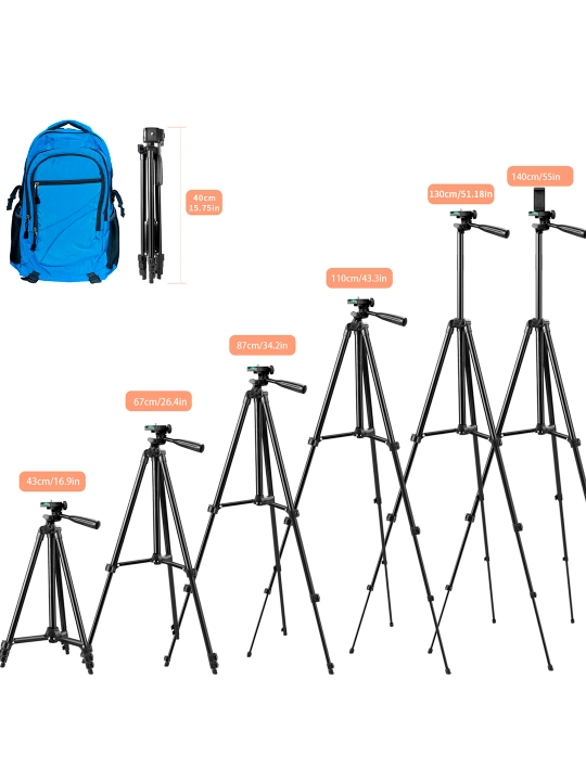 Zomei YT53 alyuminiy qotishma mobil telefon stend ushlagichi bilan tripod - 