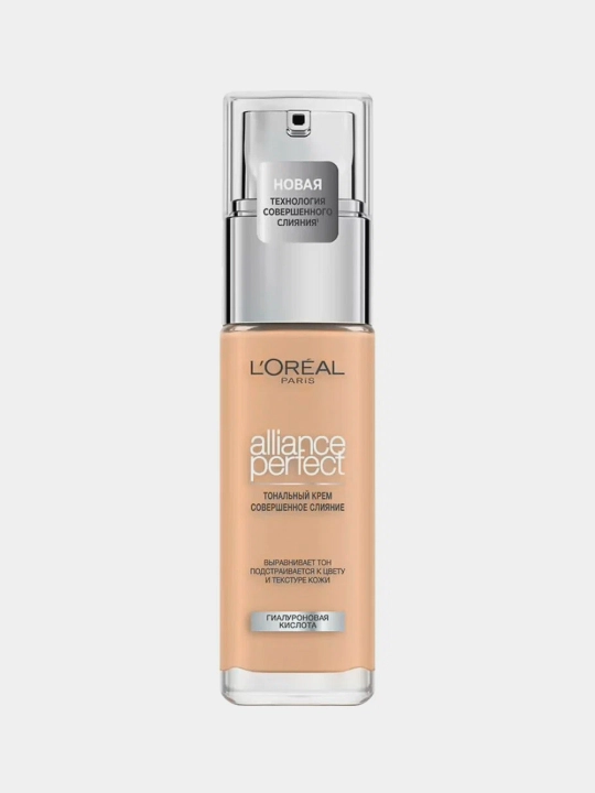 L'Oreal Accord Parfait tonal kremi, 3-rang, oq/qora, oltin bej rang, 30 ml