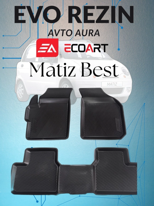 Evo rezin polik EcoArt 3D Gentra, Nexia 3, Cobalt, Damas, Labo, Lacetti, Matiz