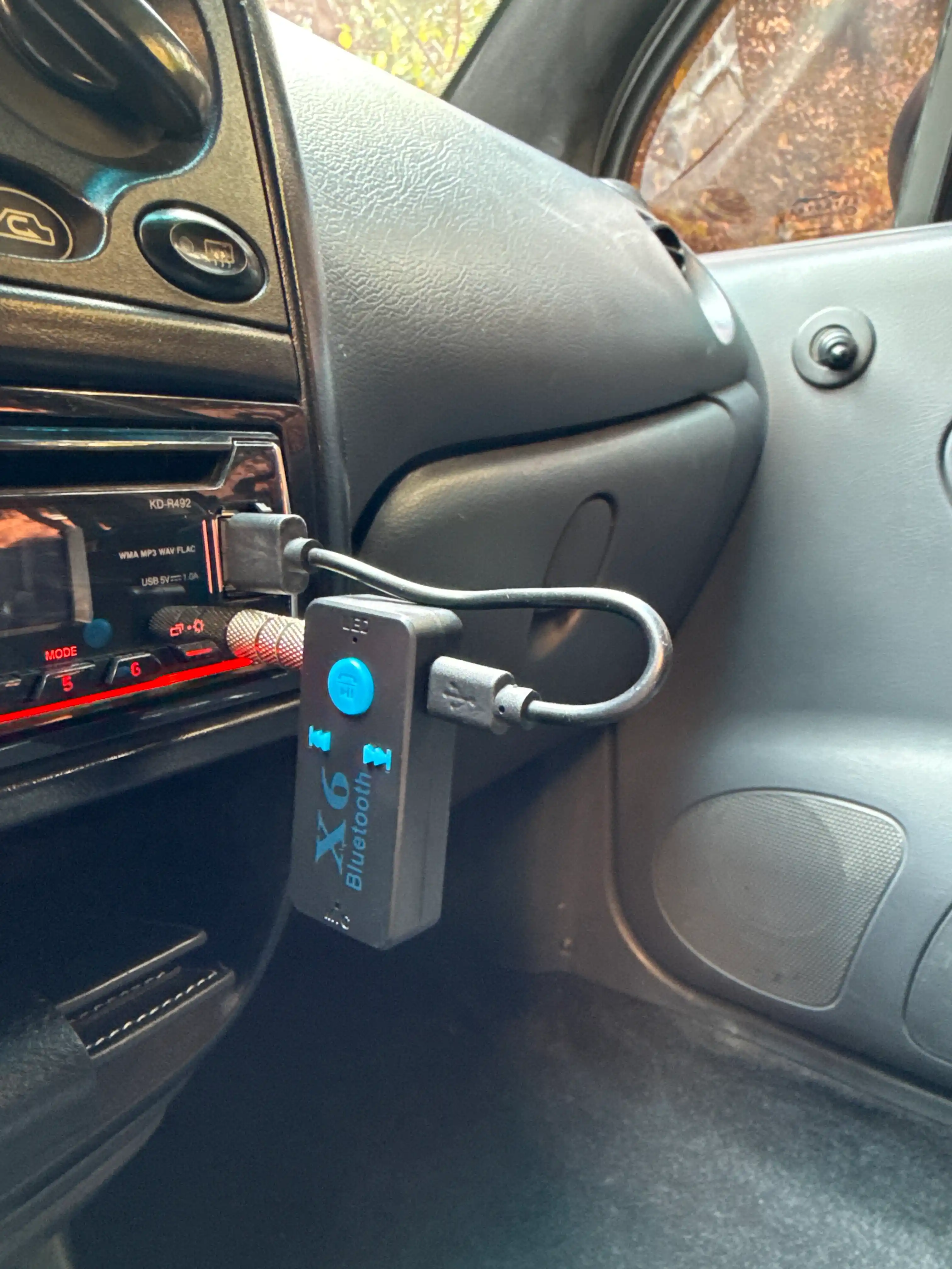 AUX адаптер в автомобиль, X6 Bluetooth 3.5 мм, для прослушивания музыки и разговоров по телефону