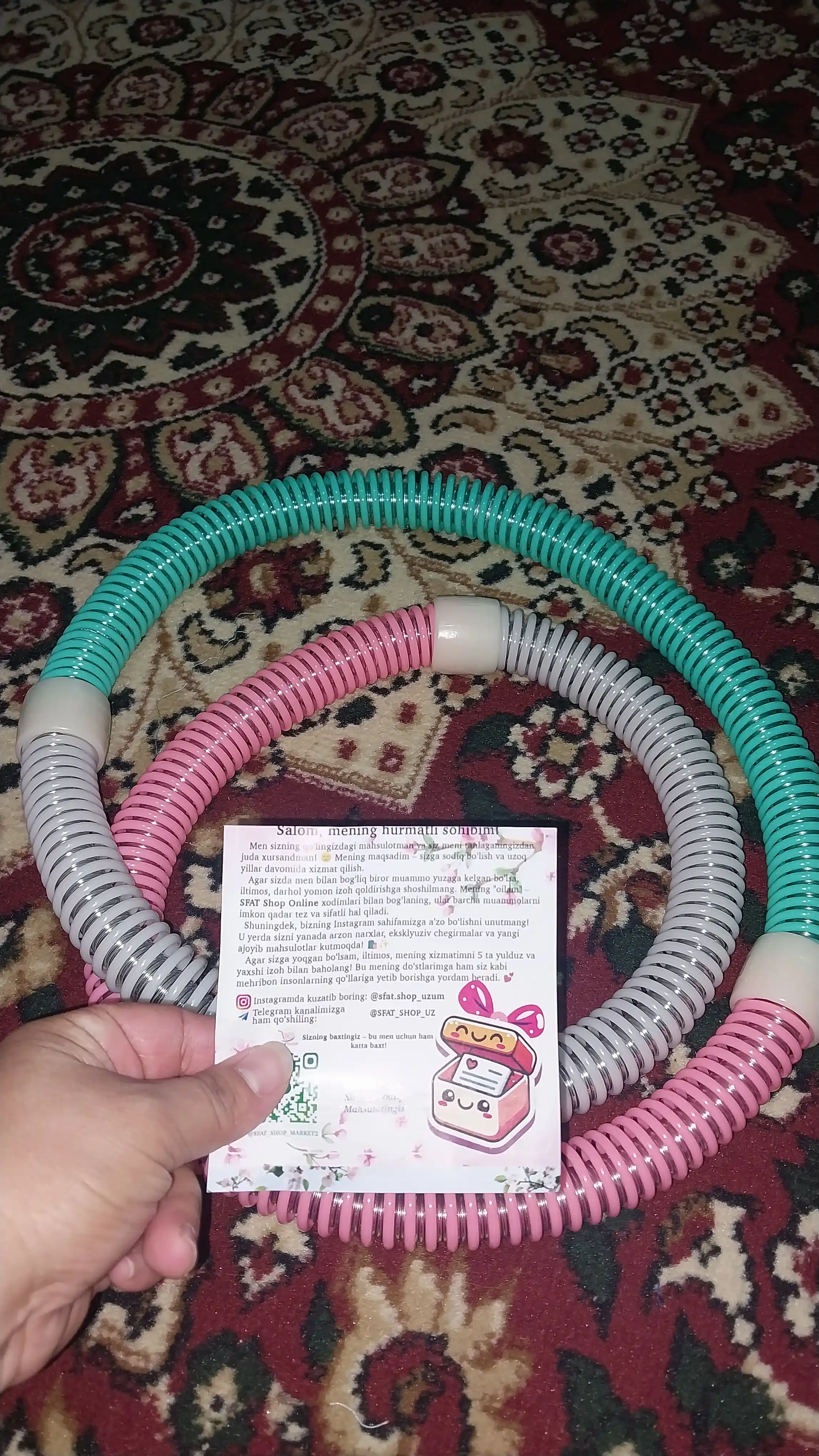 Yangi fitnes halqasi - nozik bel, yog‘ni eritish va chiroyli tana shakllari uchun