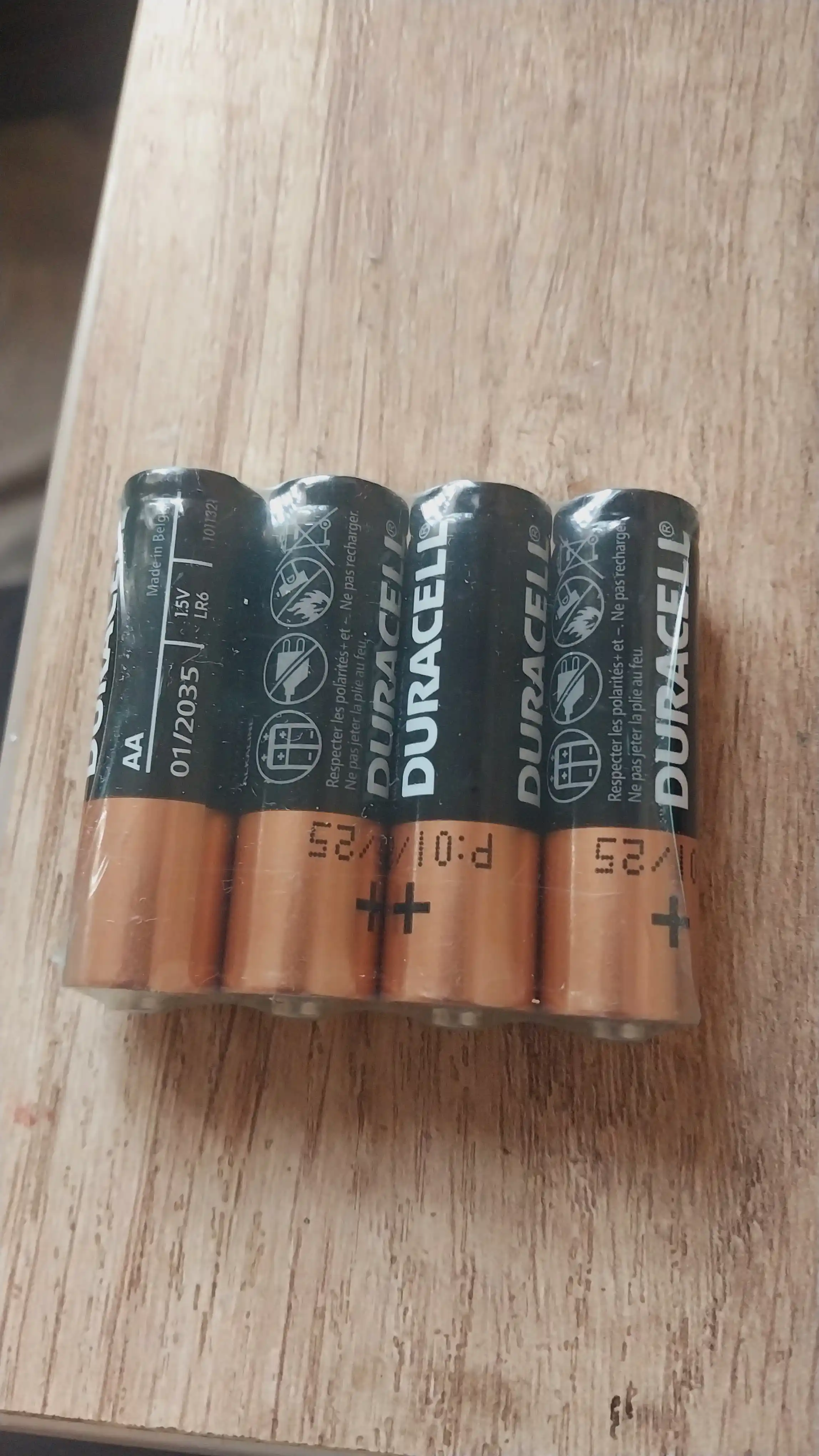 Батарейки Duracell AA большие, 4 шт