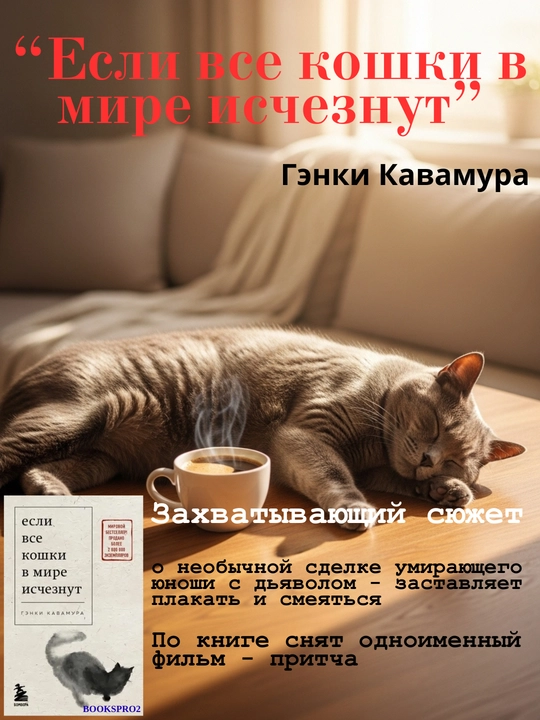 Если все кошки в мире исчезнут — Гэнки Кавамура. История о жизни, любви и смысле - 