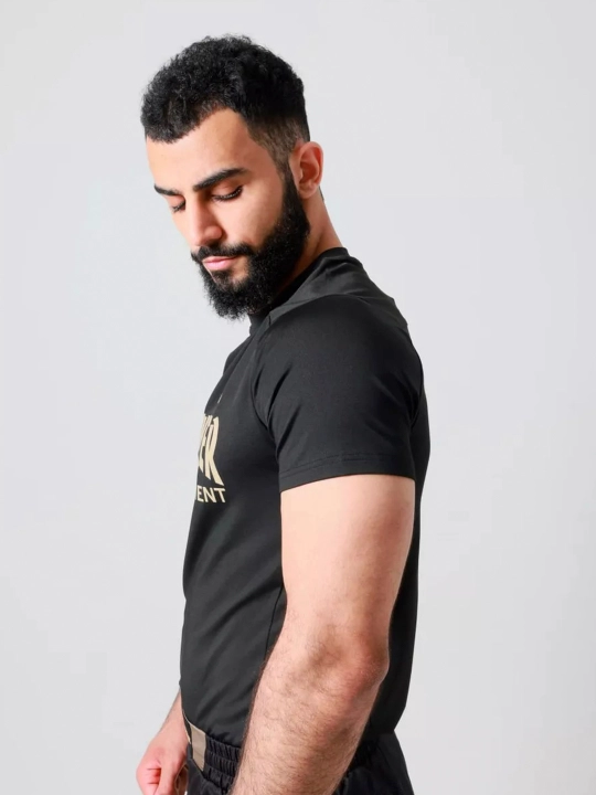 Kompression futbolka, sport, erkaklar uchun, fitnes uchun iamfighter