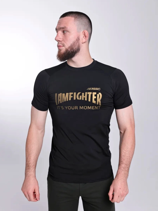 Kompression futbolka, sport, erkaklar uchun, fitnes uchun iamfighter