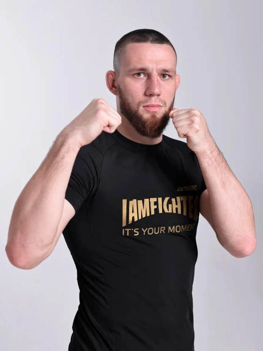 Kompression futbolka, sport, erkaklar uchun, fitnes uchun iamfighter