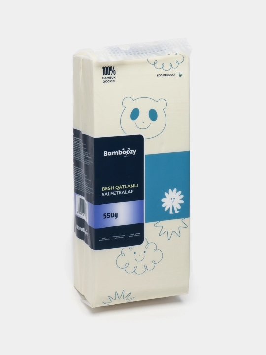 Гипоаллергенная салфетка Bamboozy, 5 слоя, 300 шт