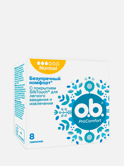 Tamponlar o.b.® ProComfort normal 8 dona