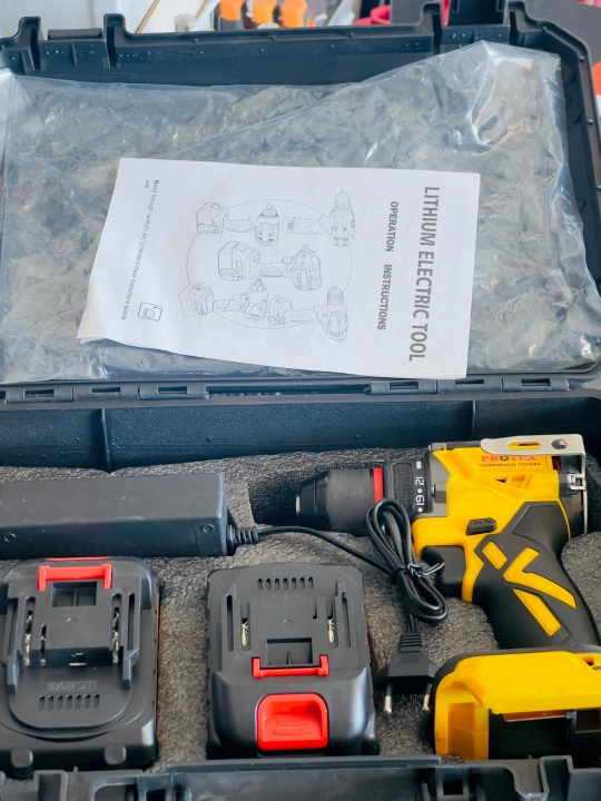 Akkumulyatorlik drel shurupovert PROTEX 48V, chotkasiz