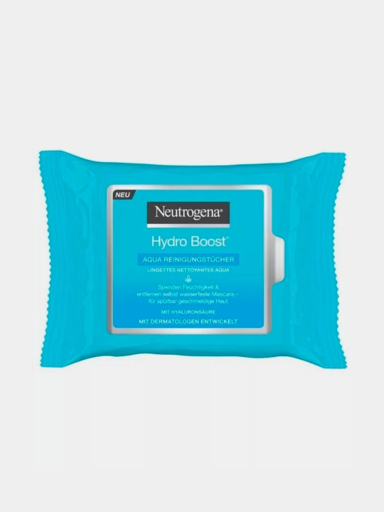 Neutrogena Hydro Boost салфетки для снятия макияжа 25 штук