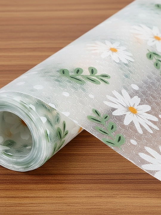 Universal sirpanmaydigan silikon gilamcha, sovutgich, javon, stol va tortmalar uchun