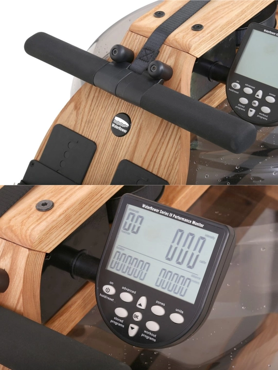 Гребной тренажёр WaterRower Series Oak с монитором S4, натуральный дуб