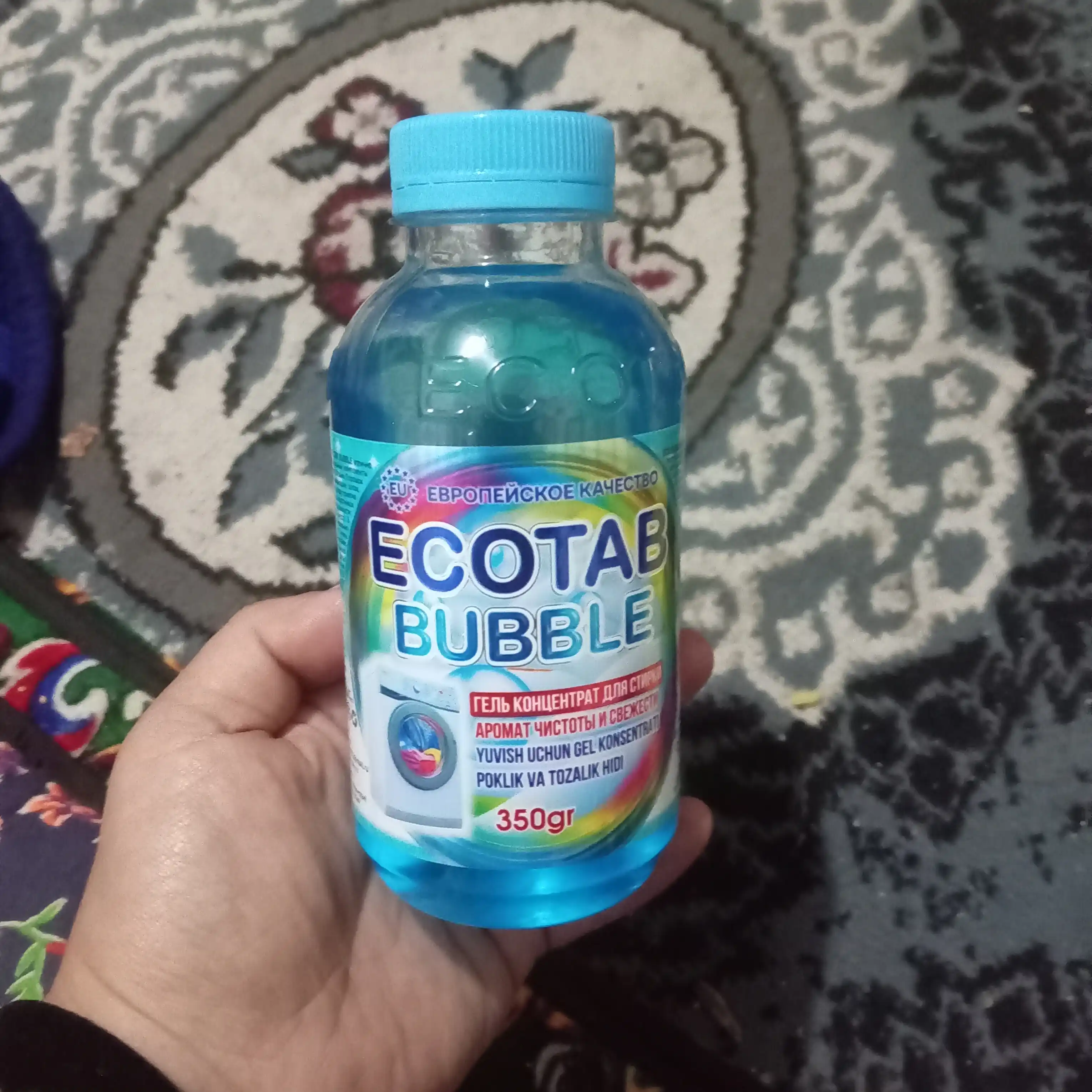 Yuvish uchun jel konsentrati ecotab, 350 gr