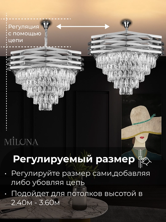 Shift qandil, osma, mehmonxona, zal va yotoqxona uchun