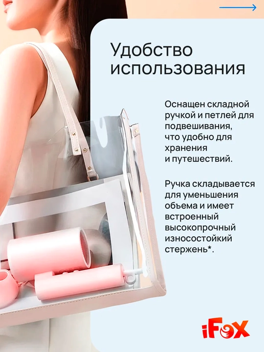 Фен для волос Xiaomi Hair Dryer Fen – H101 EU вилка, глобальный версия