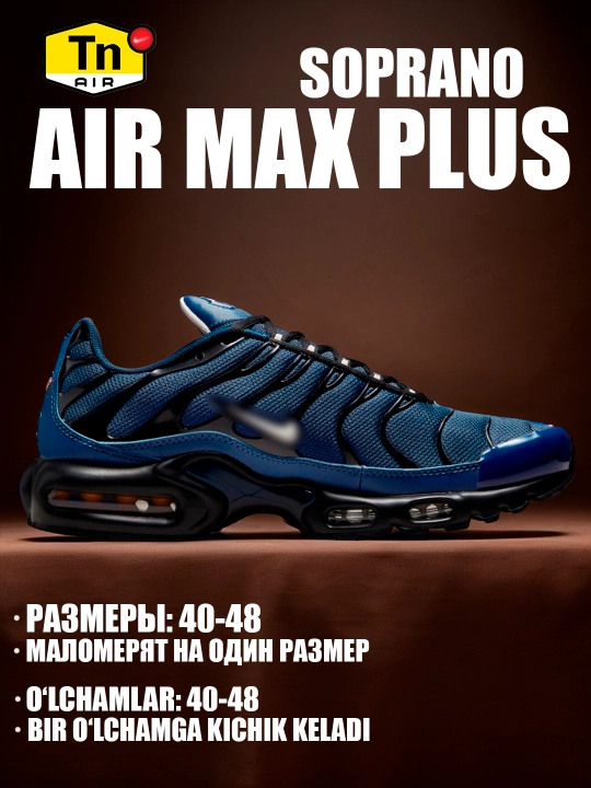 Erkaklar, ayollar va o'smirlar uchun Nike Air Max Plus TN krossovkalari, sport, 40-48 - 
