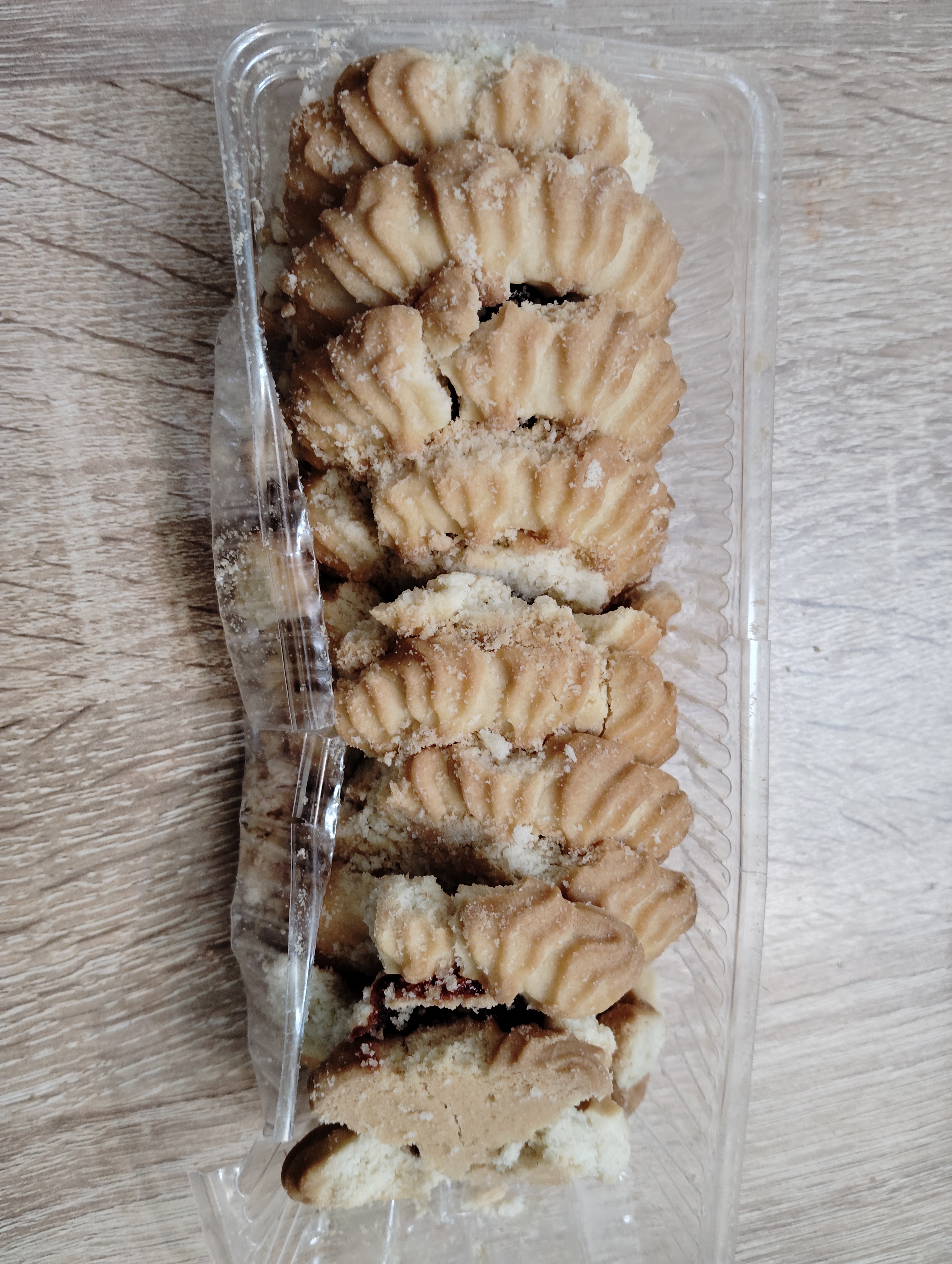 Kurabye pechenyesi Yashkino, olcha murabbosi bilan, 180 g