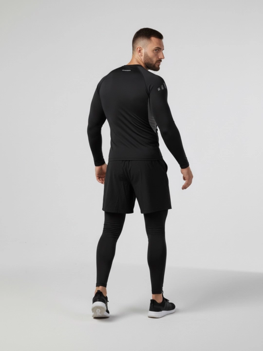 Kompression kostyum 3 1da, sport termo kiyim, rashgard, katta o'lchamli tayts va short