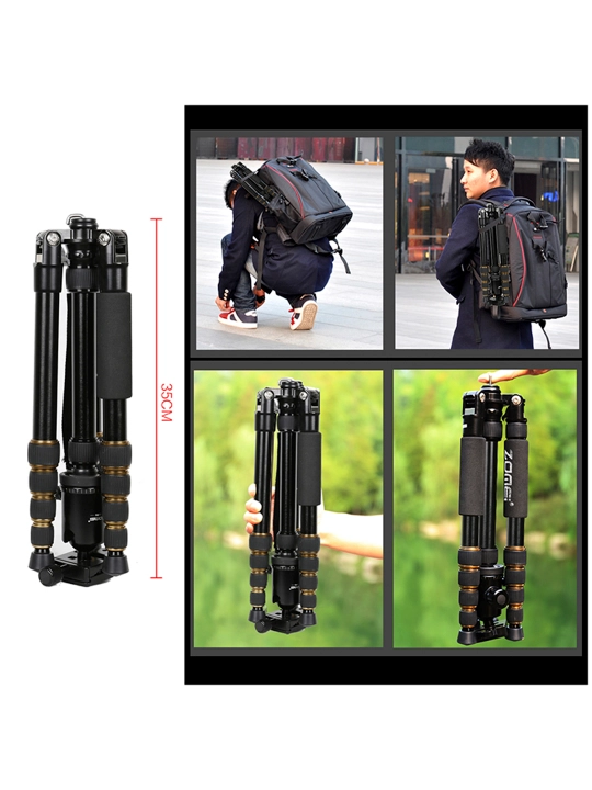 Zomie z669 360 panoramali sharli boshli professional tripod - 