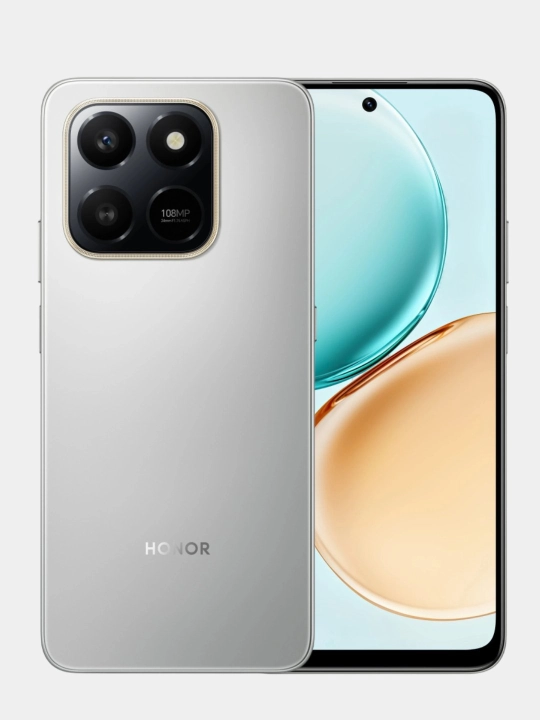 Смартфон Honor X7d, защита от влаги, NFC, 6/128, 8/256 Гб, ударопрочность 6,77 дюйма