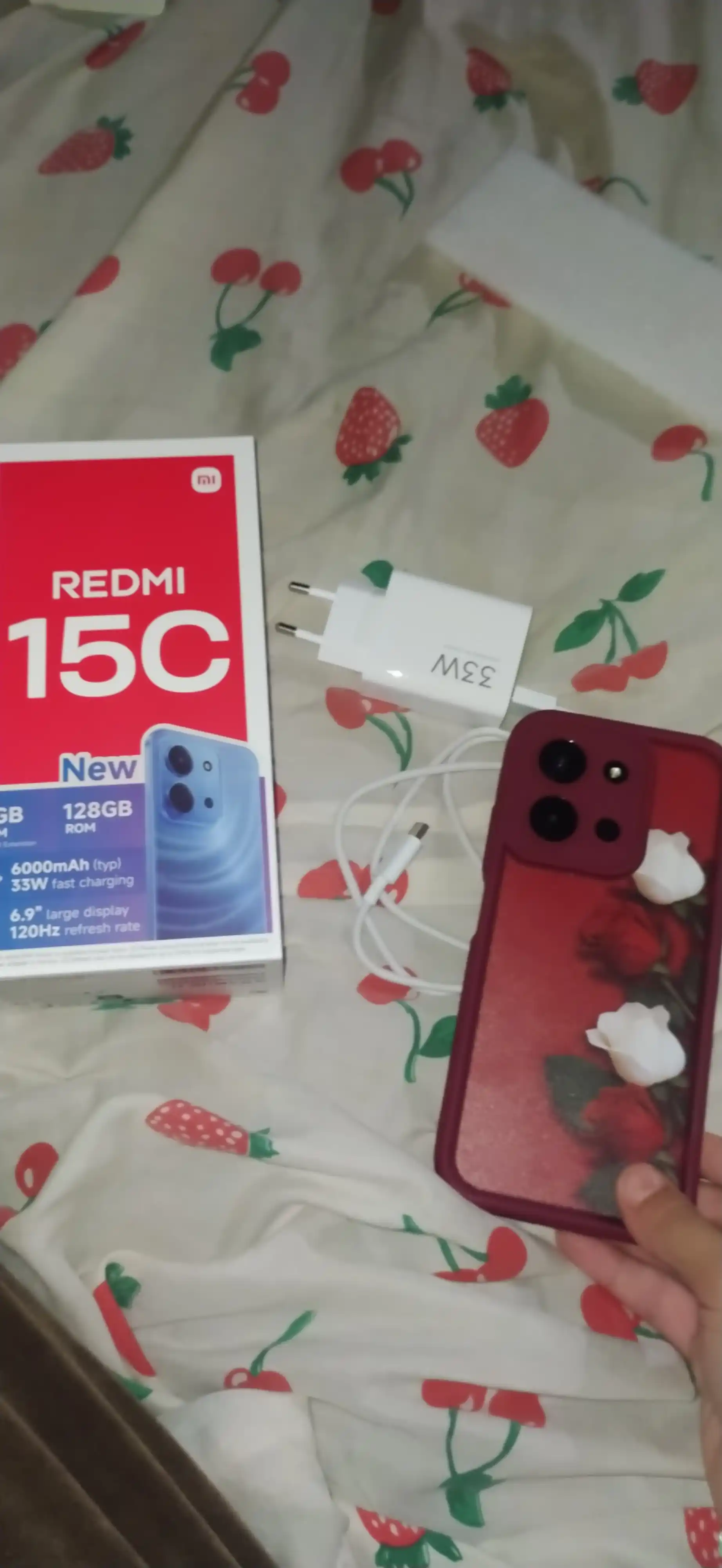 Smartfon Redmi 15C, 8/256 GB, 6.9" IPS 120 Hz, 50 MP, MediaTek Helio G81 Ultra, 6000 mA/s