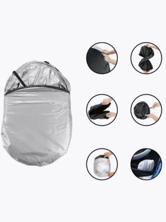 Avtomobil old oynasi uchun soyabon parda, quyoshdan himoya qilish, tent, universal, 75*130 - 