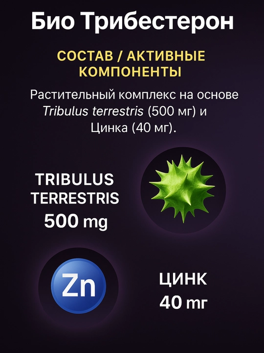 Bio Tribesteron — tabiiy kuch va jinsiy salomatlik garovi