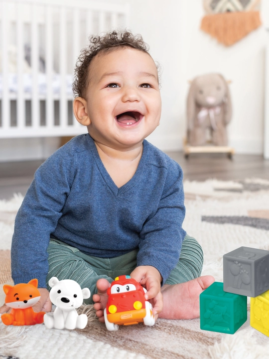 Развивающий набор Infantino Baby’s 1st Playset — 11 ярких игрушек