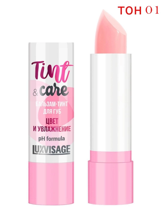 Бальзам-тинт для губ Tint & care pH formula цвет и увлажнение LUXVISAGE - 